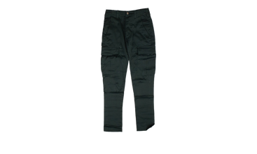 Solid Cargo Pants 