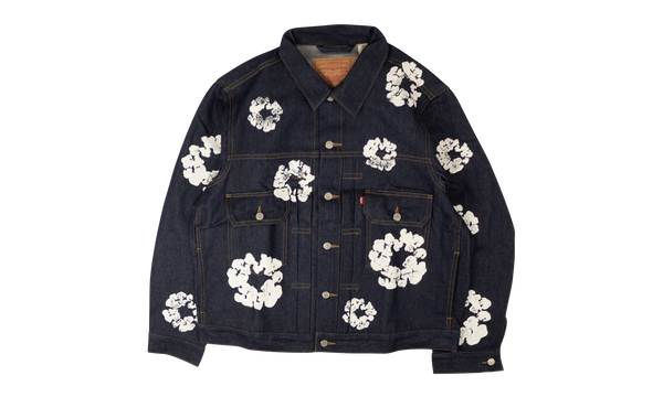 All Over Wreath Jacket "Blue"