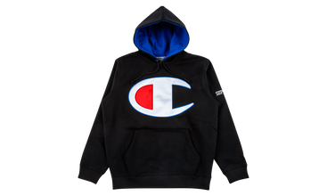 Champion Satin Logo Hooded Sweatshirt