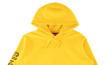 Sleeve Embroidery Hooded Sweatshirt 