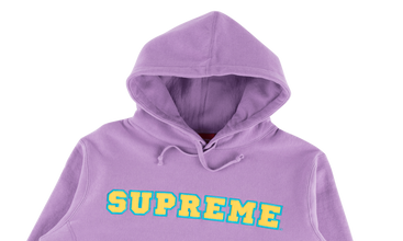 Cord Collegiate Logo Hooded Sweatshirt 