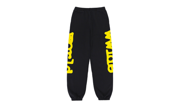 Sp5der Beluga Sweatpants "Onyx/Yellow"