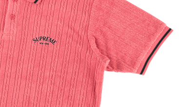 Cable Knit Terry Polo 