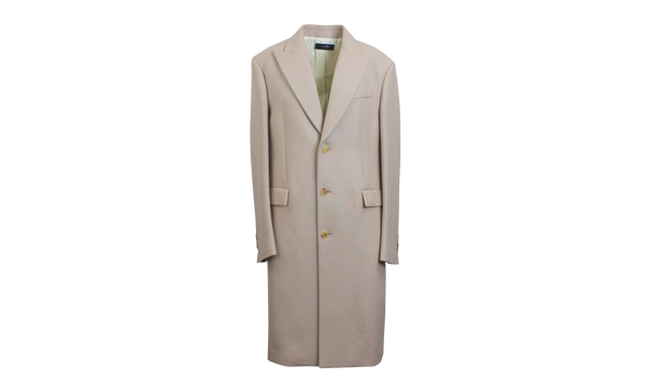 Single Breasted Lapel Coat "Beige"