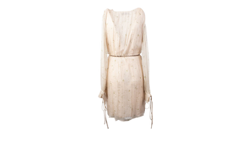 Floral Print Chiffon Dress 