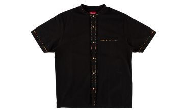 S/S Band Collar Shirt 