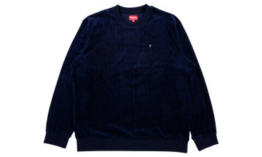 Ribbed Velour Crewneck 