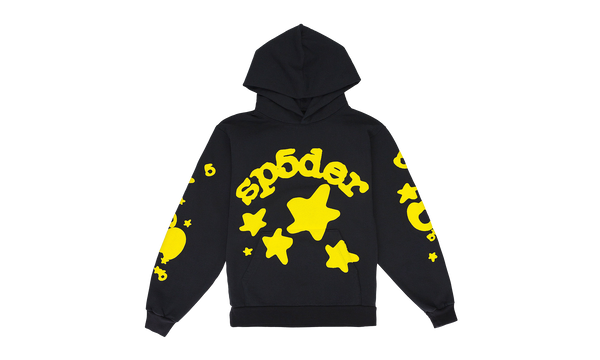 Sp5der Beluga Hoodie "Onyx/Yellow"