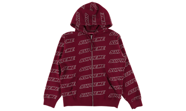 Repeat Zip Up Hooded Sweatshirt "SS 18"