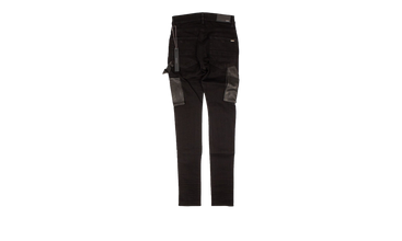 Denim Leather Workman Pants 