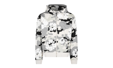 Cotton Wreath Zip Hoodie 