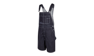 Black Bermuda Overalls 