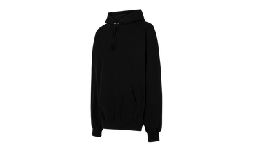 Satin Appliqué Hooded Sweatshirt 