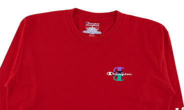 Champion Stacked C L/S Tee 