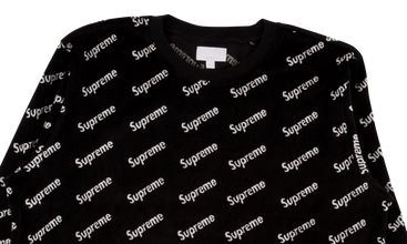 Velour Diagonal Logo L/S Top 