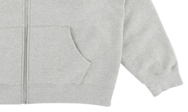Contrast Zip Up Hooded Sweatshirt 