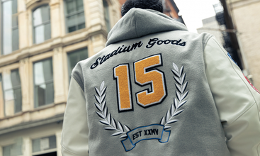 Grey Varsity Jacket 