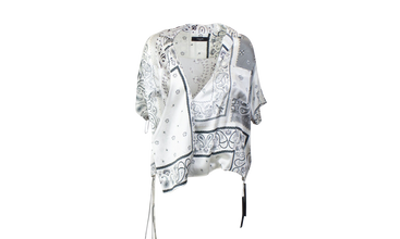 Bandana Reconstruct Wrap Shirt 