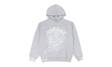 SP5DER OG WEB GRAY WHITE HOODIE 