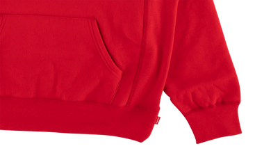Perforated Leather Hooded Sweatshirt 