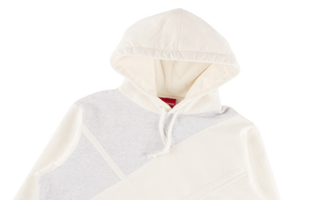 Diagonal Hooded Sweatshirt 