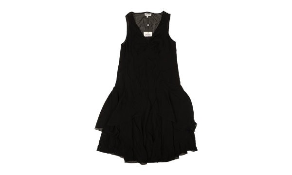 Chiffon Sleeveless Dress "Black"