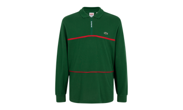 Lacoste Pique Zip LS Polo 