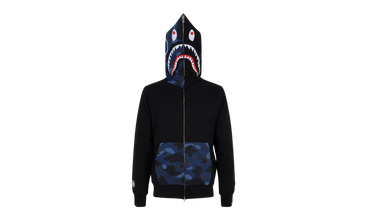 Color Camo Shark Full Zip Hoodie