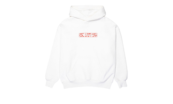 HWT FLEECE PO HOODY "White"