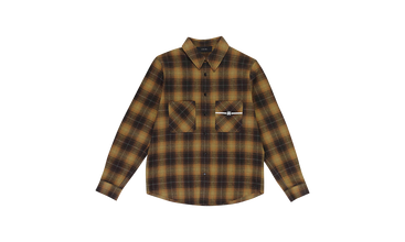 FLANNEL BROWN FLANNEL SHIRT 