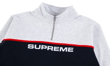 2-Tone Half Zip Sweatshirt