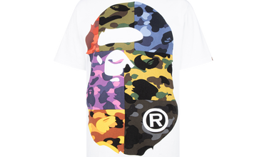 Mix Camo Big Ape Head Tee