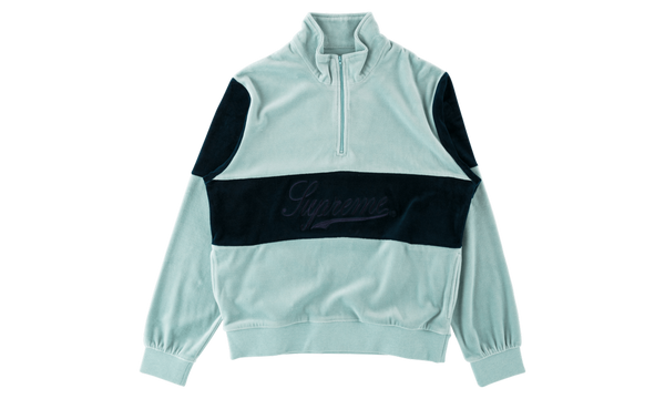 Velour Half Zip Pullover "FW 17"