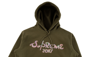 Brush Logo Hooded Sweatshirt 