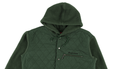 Hooded Fleece Nylon Shirt 