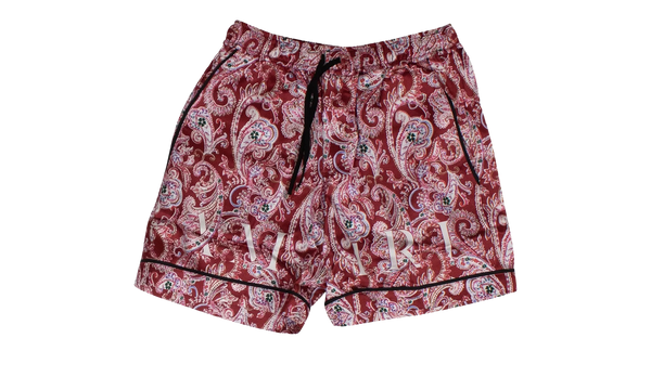 Paisley PJ Shorts "Red"