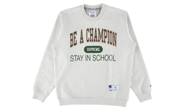 Champion Stay In School Crewneck 