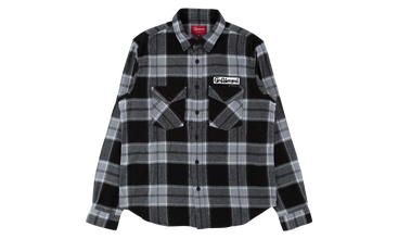 God Bless Plaid Flannel Shirt 