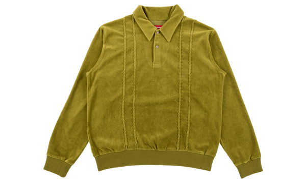 Velour L/S Polo "FW17"