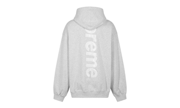 Satin Appliqué Hooded Sweatshirt 