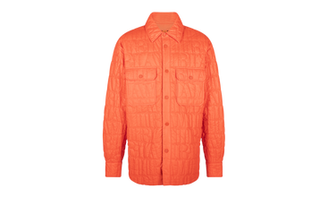 QUILTED LOGO OVER SHIRT Casual Button-Down 