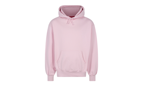 Satin Appliqué Hooded Sweatshirt "FW23 - Light Pink"