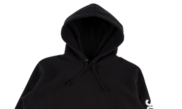 Sleeve Patch Hooded Sweatshirt