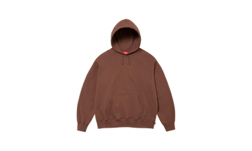 SATIN APPLIQUÉ HOODED SWEATSHIRT 