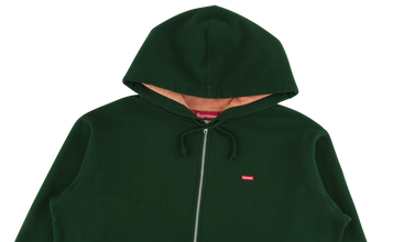 Contrast Zip Up Hooded Sweatshirt 
