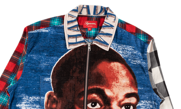 MLK Zip Up Flannel Shirt 