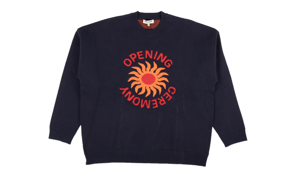 Sun Logo Collegiate Sweater "Navy"