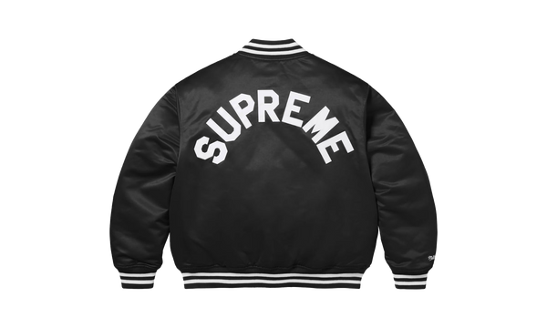 Mitchell & Ness® Satin Varsity Jacket "FW 24 - Black"