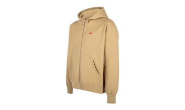 Small Box Zip Up Hooded Sweatshirt 