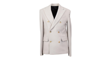 Boiled Wool Double-Breasted Jacket 